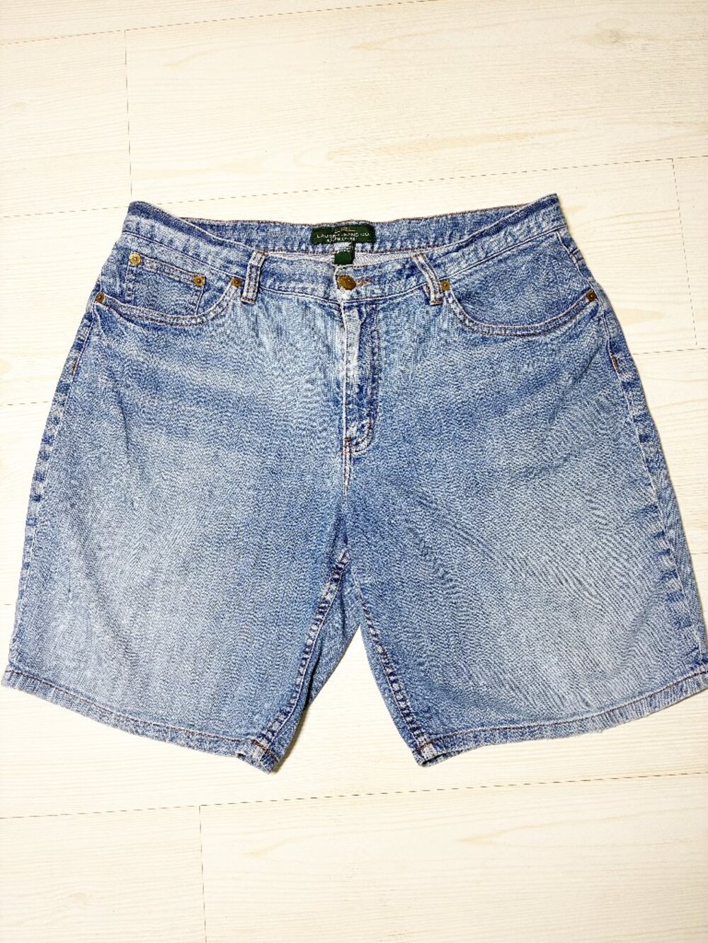 Lauren Jeans Co. Ralph Y2K Lauren Women's Denim Shorts Medium Wash Stretch S: 12